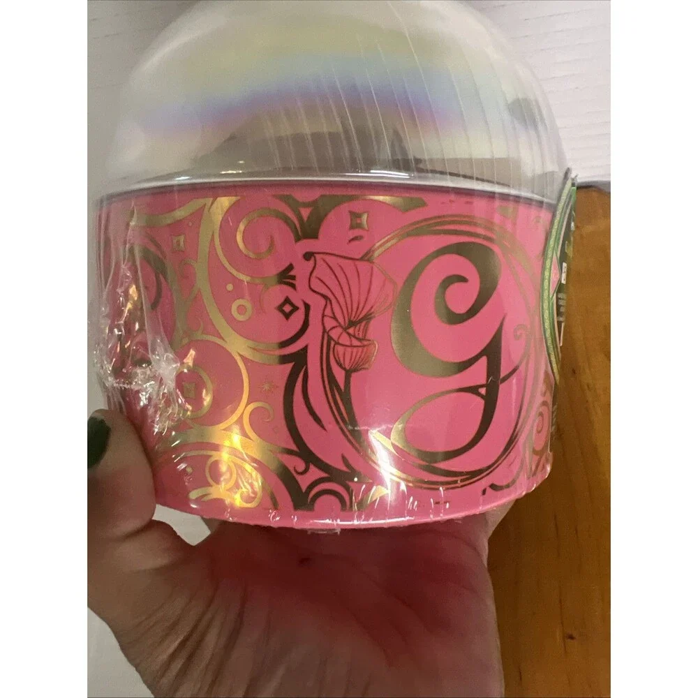 Target Bullseye Playground Wicked Glinda Pink Trinket Dish Glass Dome‎ Top